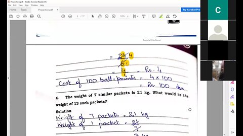 Maths A Class IV 4 1 2021