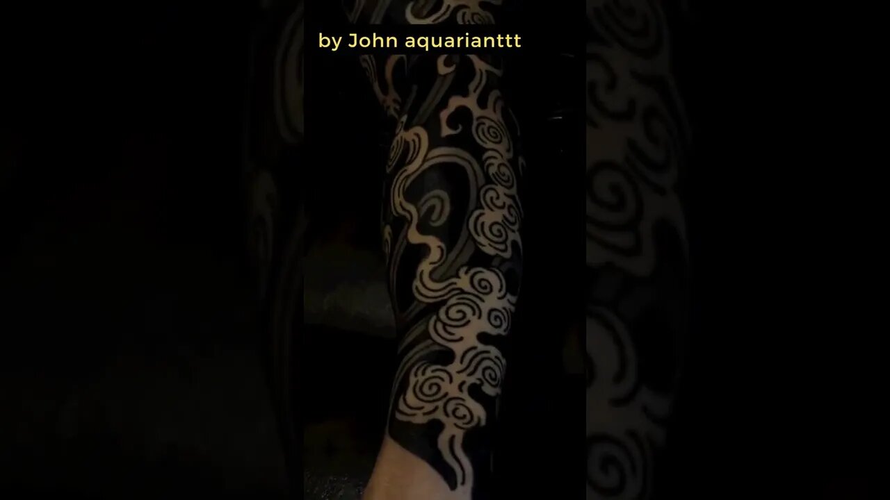 Stunning work by John aquarianttt #shorts #tattoos #inked #youtubeshorts