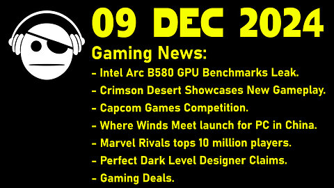 Gaming Deals | Crimson Desert | Capcom | Marvel Rivals | Perfect Dark | Deals | 09 DEC 2024