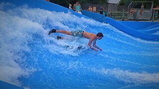 flowrider - Zach - 4 at Soak City, Kings Island