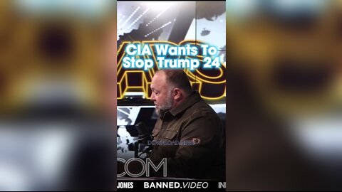 Alex Jones: Former CIA Analyst Warns CIA Can Stop Trump 2024 & Install a Puppet - 1/2/24