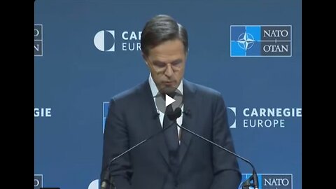 NATO's Mark Rutte is talking about entering a "wartime economy" and ramping up production...