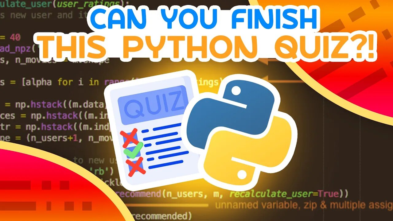 This Python Quiz Is Surprisingly Difficult...