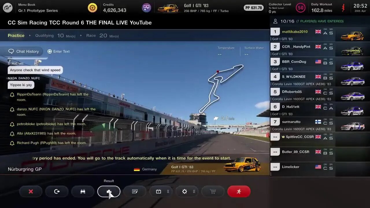CCSR TCC Round 6