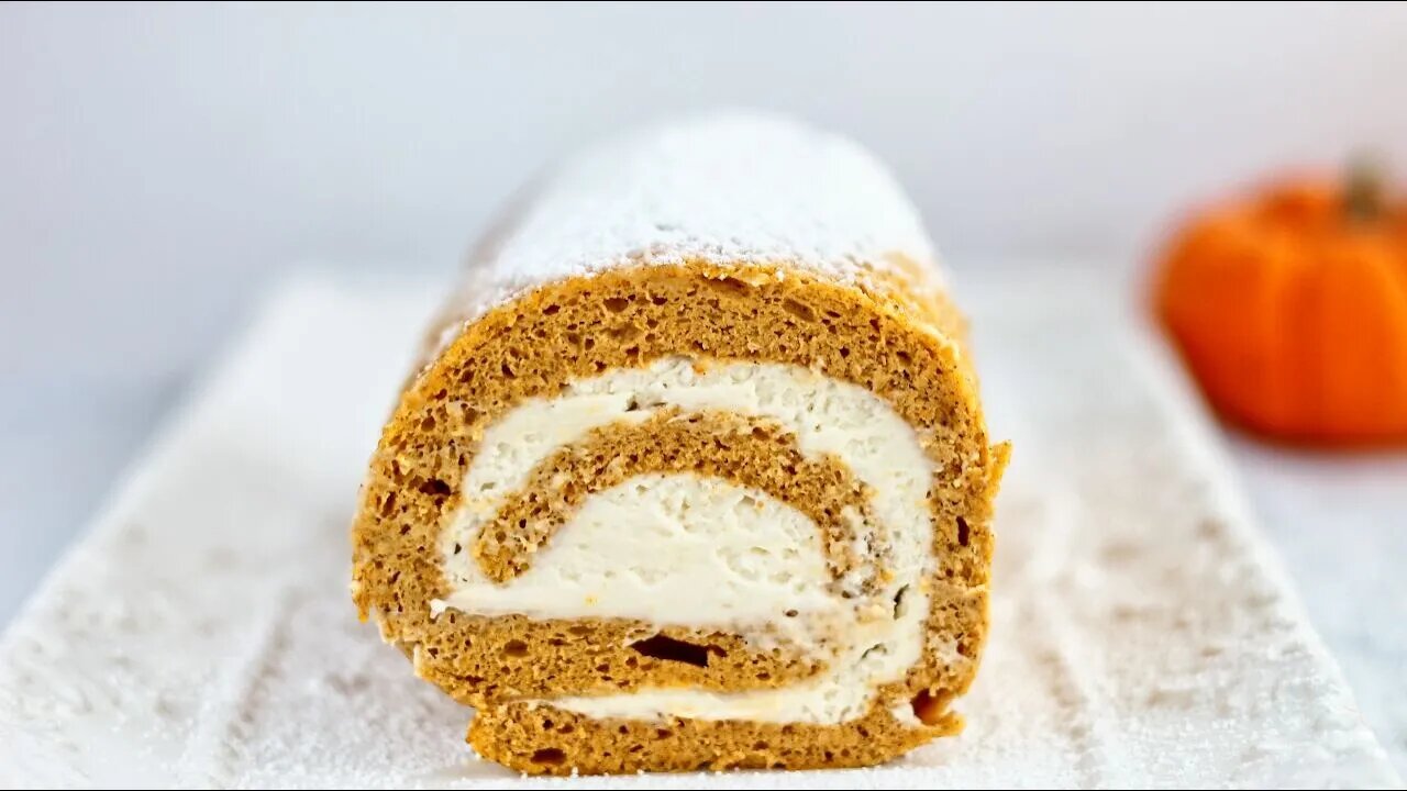 The BEST Gluten Free Pumpkin Roll | Light and fluffy, not heavy or dense!