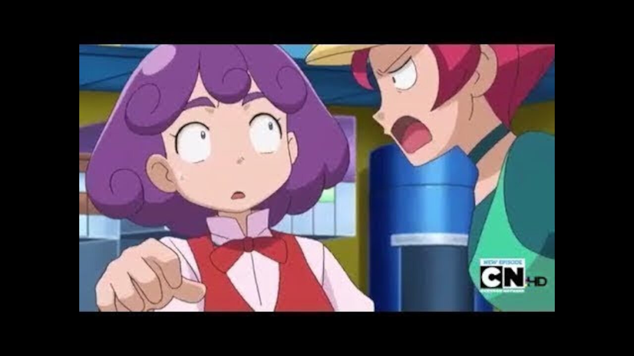 Pokemon Best Wishes: Georgia doesn’t appreciate Burgundy trying to beat Iris