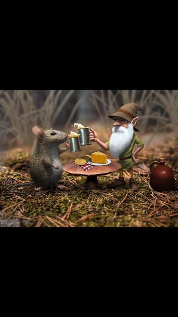 Digital Painting Process - Old Friends