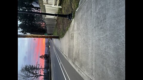 Yesterday’s sunrise