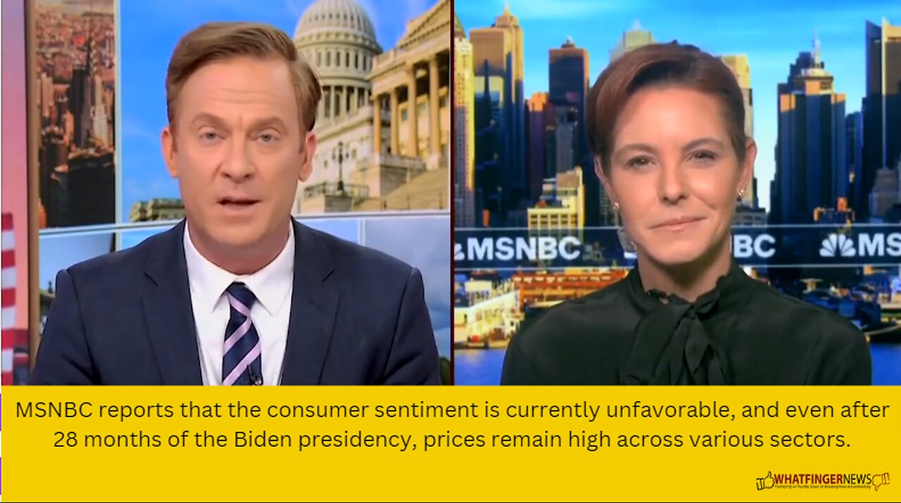 MSNBC reports that the consumer sentiment is currently unfavorable, and even after 28 months