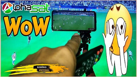Fazendo uma comparação com o Alphasat WoW e o próprio YouTube e muito pouco o delay vejam