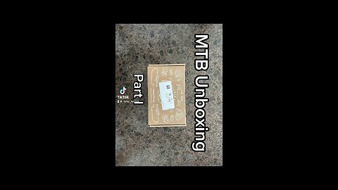 MTB unboxing Part#1