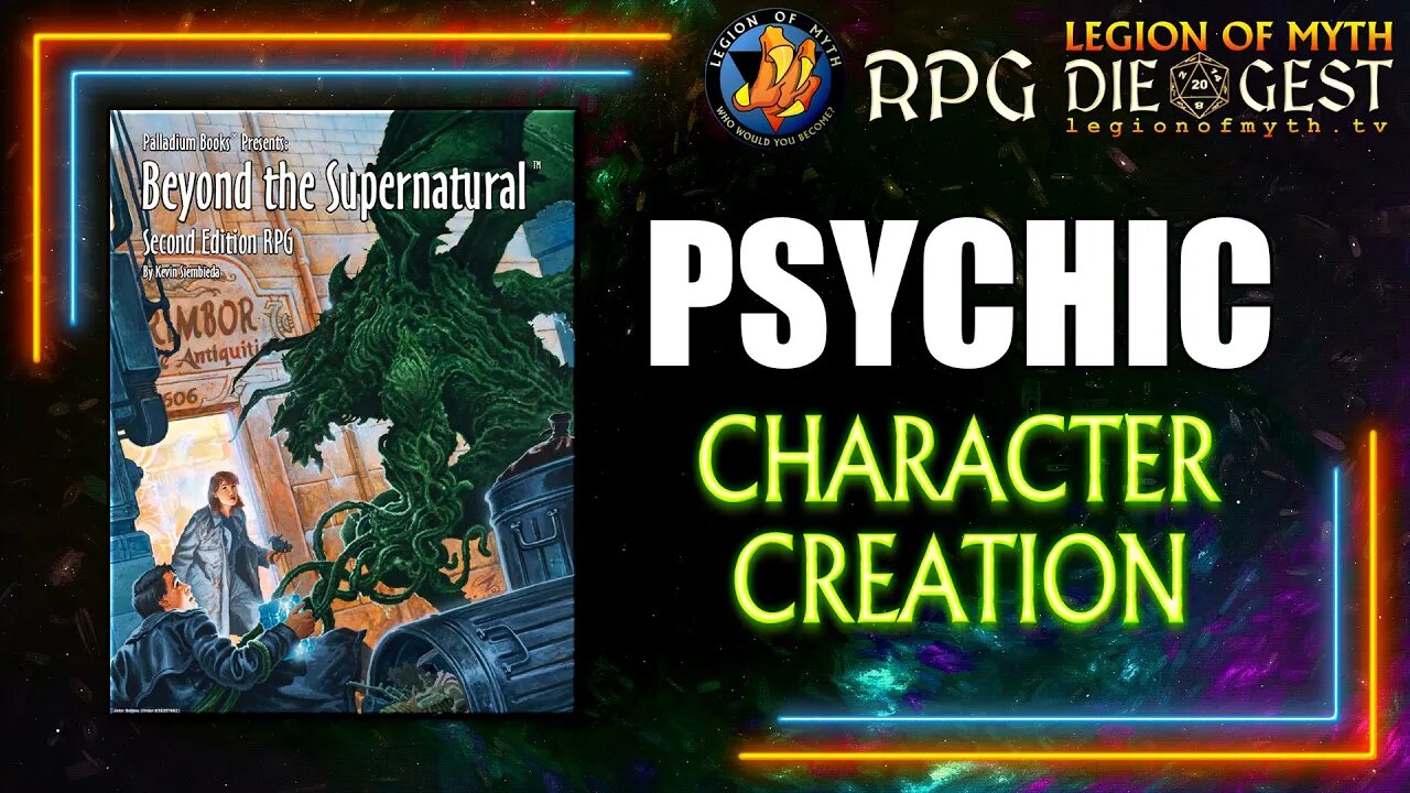 [99-1.1] - Palladium Books BEYOND THE SUPERNATURAL - Character Creation