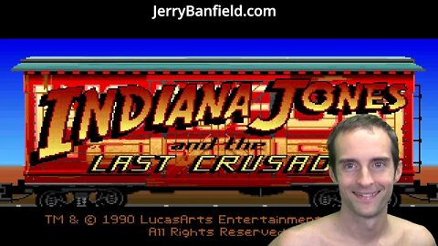 Indiana Jones and the Last Crusade: The Graphic Adventure (1989) First Play on PC!