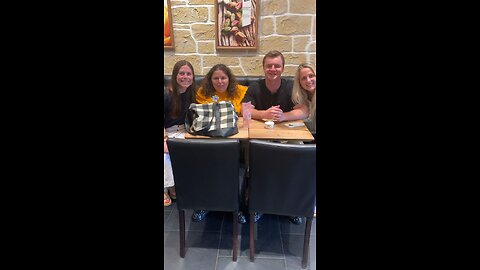 Ice cream with friends after church