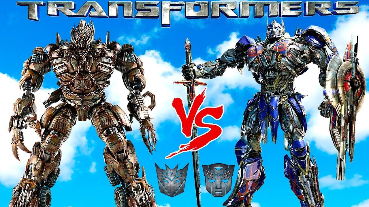 Optimus Prime Fights Megatron