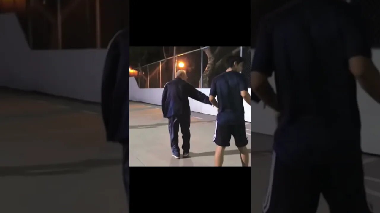The old man is a pro