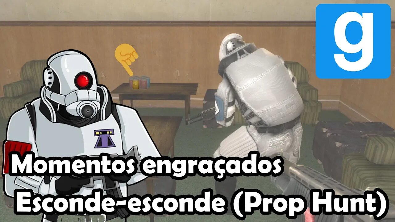 Momentos Engraçados modo Esconde esconde Prop Hunt no GMOD Garry's Mod Gameplay PT BR