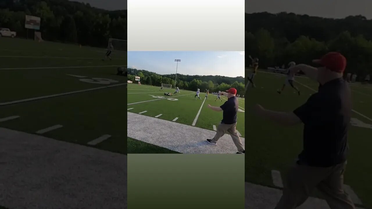 GREAT RELEASE & CATCH😤🔥💪🏾❗️ #americanfootball #semiprofootball #viral #va #youtubeshorts