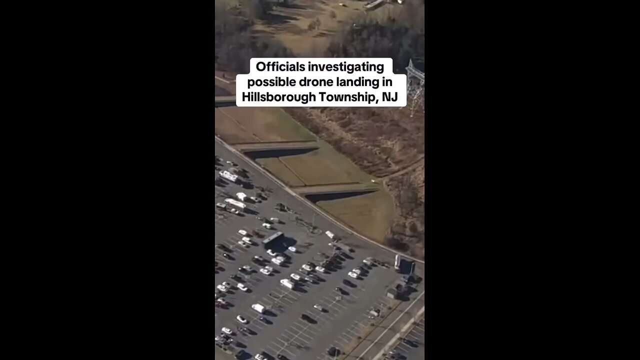 A major search is underway in Hillsborough, NJ, following a "possible drone landing