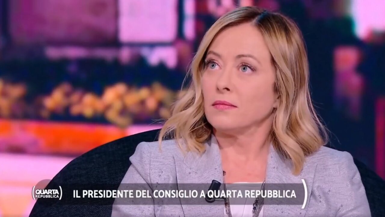 🔴 Presidente del Consiglio Giorgia Meloni a Quarta Repubblica su Rete4 (22/01/2024)