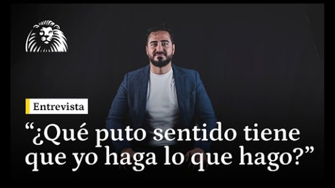 Entrevista a Alvise: "Yo no debería existir. ¿Qué puto sentido tiene que yo haga lo que hago?"