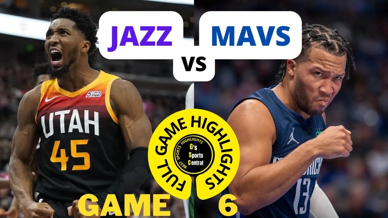 Dallas Mavericks Vs Utah Jazz Highlights | Playoff Highlights