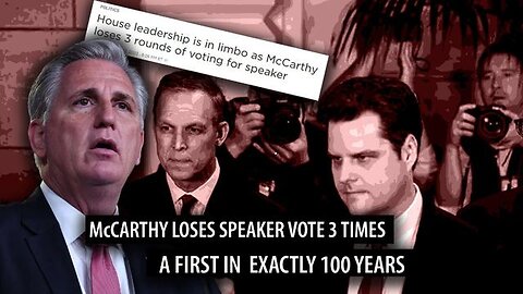 MCCARTHY LOSES SPEAKER VOTE THREE TIMES, LEAVING POSITION VACANT. HERE'S WHAT THIS MEANS.