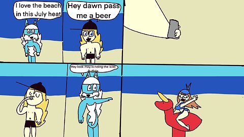 Umar’ s beach time fun