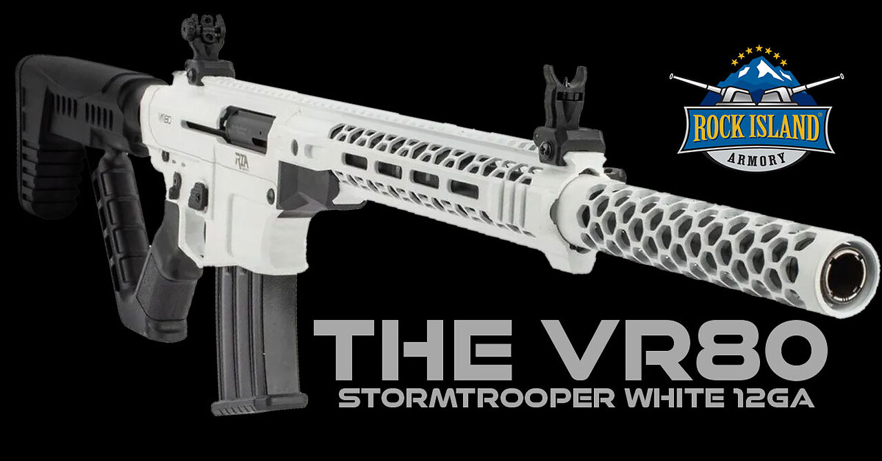 Rock Island VR80 Stormtrooper White 12GA