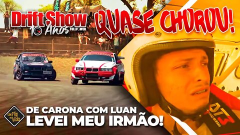 LEVEI MEU IRMÃO DE CARONA NO DRIFT PELA 1° VEZ