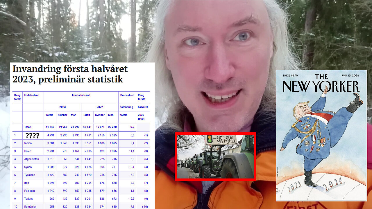 Vilka är de 102 000 invandrarna 2023? Skräpmedia, propaganda-media och galen-media