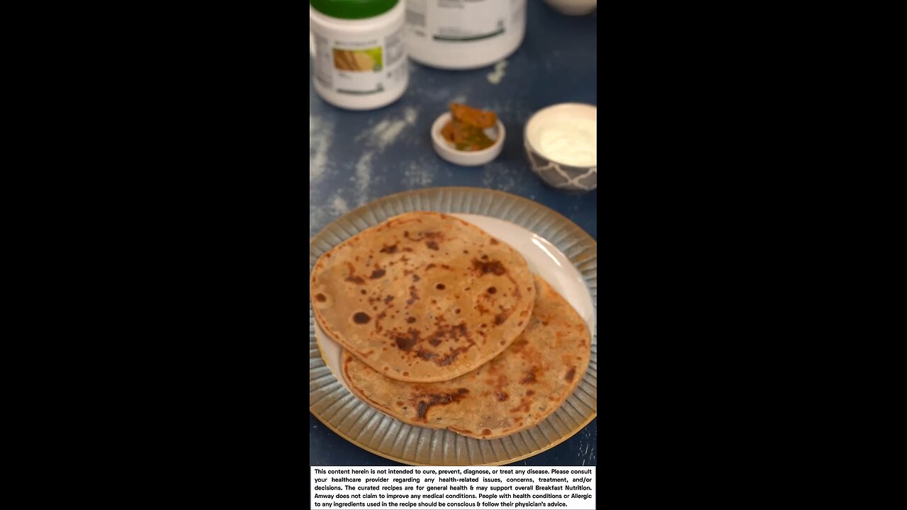 #Sattu #Paratha, enriched with Nutrilite All Plant Protein Powder and Nutrilite Fiber. 🍽️✨