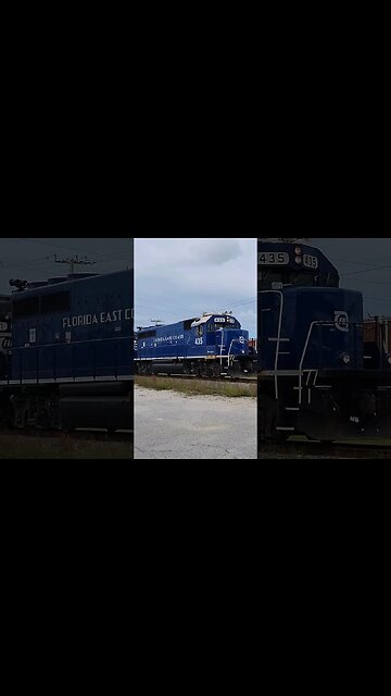 Florida East Coast Railway FEC-105 at South Daytona Oct. 1 2023 #railfanrob #fec105