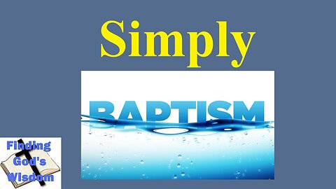 Simply Baptism