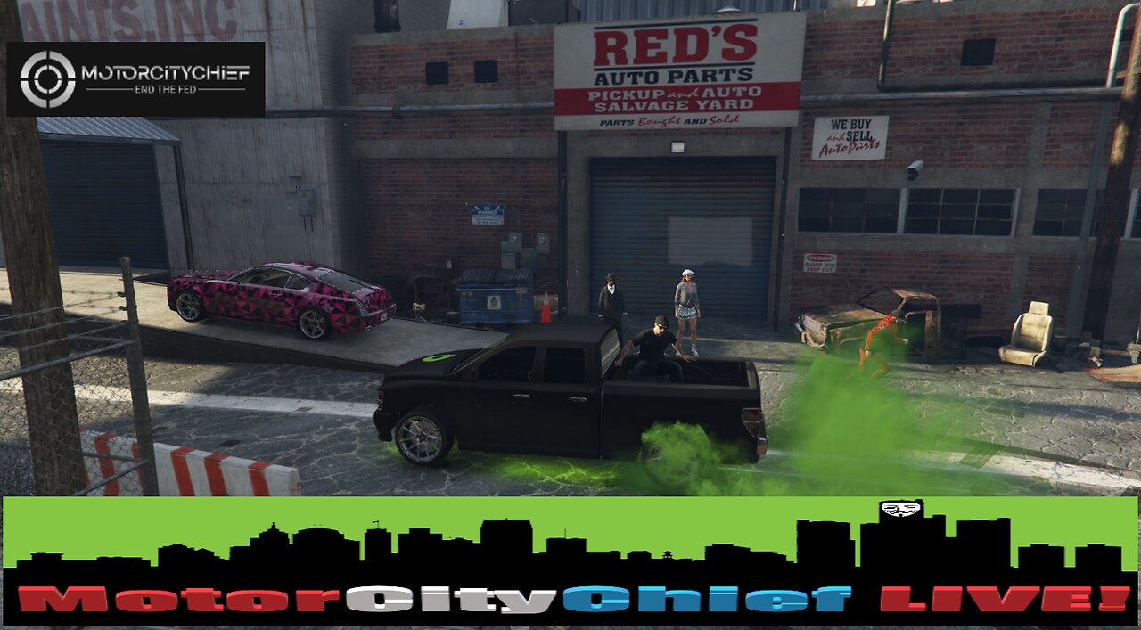 MotorCityChief Live Wednesday Night Shenanigans w/ QueenJ0sephine, GC, RoiRatt BLDG7 GTAO