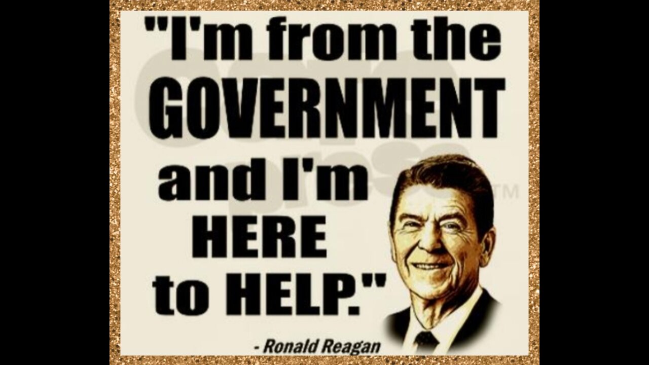 🇺🇸"RONALD REAGAN 'I'M FROM THE GOVERNMENT & I'M HERE TO HELP' MOVIE TRAILER"🇺🇸