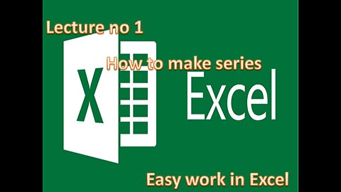 Excel Tricks / leacture no.1 excel easy work