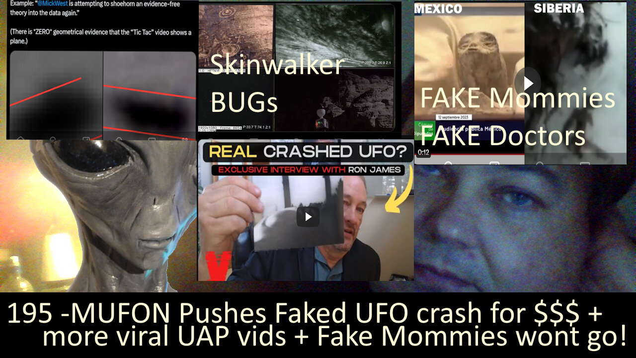 Live Chat with Paul; -195- SWR Latest Claims + MUFON embarrassing crashed UFO + Mommies wont die