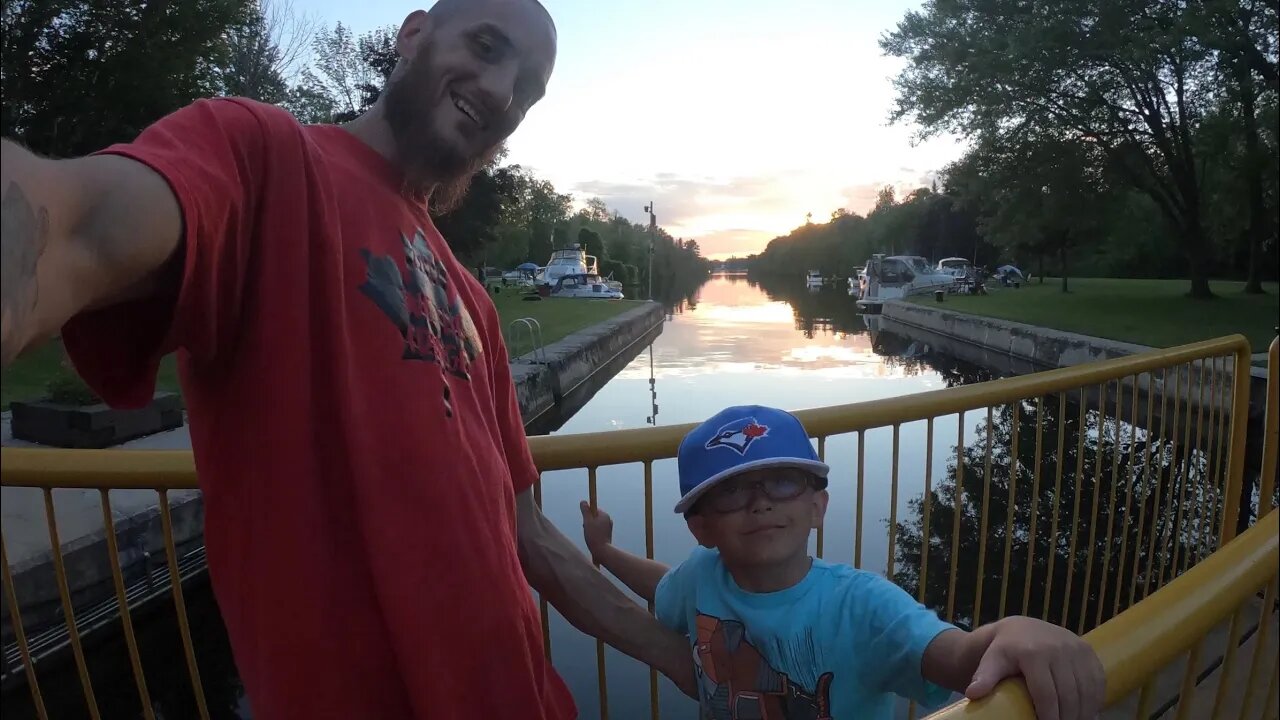 Rosedale Locks camping Balsam/Cameron Lake Trent Severn Waterway #35 Rosedale Ontario @DjLogoFan