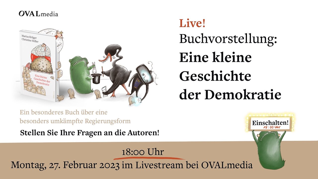 Live Buchvorstellung: Eine kleine Geschichte der Demokratie