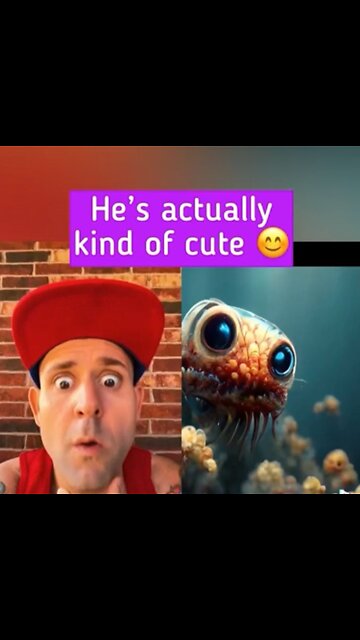 My #reaction to #AI #bugeyes at the bottom of the #ocean #suprised #shorts