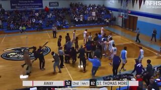 St. Thomas More to take legal action to keep basketball team in playoffs after fight ends season