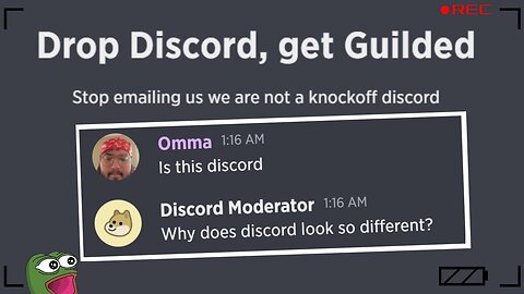 GOING ON A KNOCKOFF DISCORD