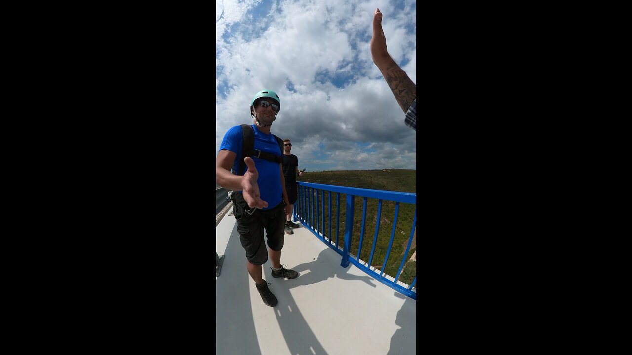Little flip off a big bridge #basejump