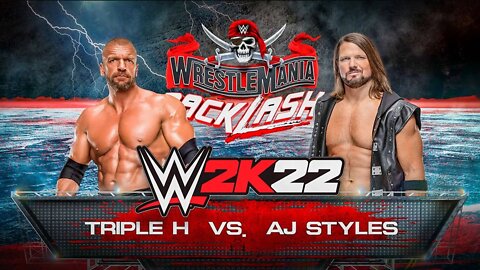 WWE 2K22: Triple H Vs. AJ Styles - Grand Gameplay!