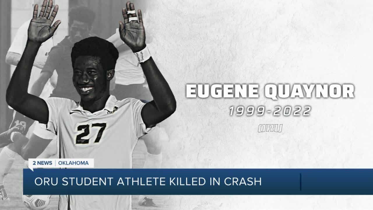 ORU student, soccer captain dies in Tulsa crash