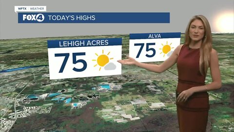 FORECAST: Sunny and warm for Wednesday