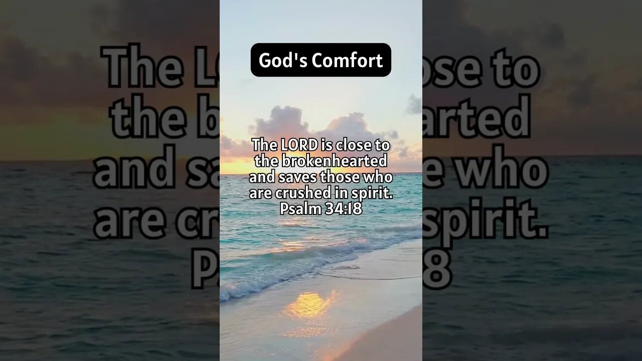 God comforts in sorrow... #shorts