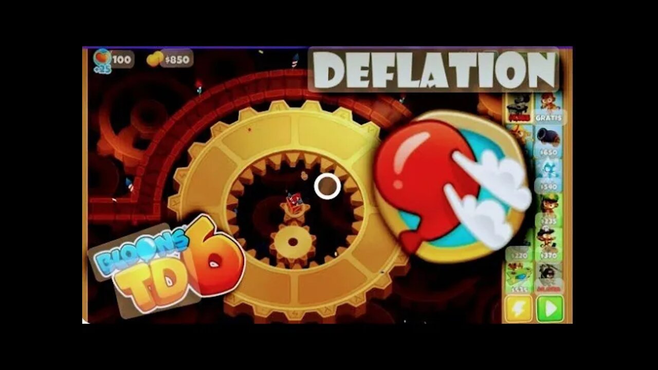 GEARED / EASY / STANDARD / DEFLATION / Bloons TD 6