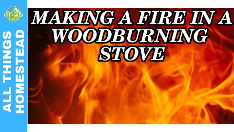 Building A Fire Indoors - Wood Stove Cooking // Homestead Living